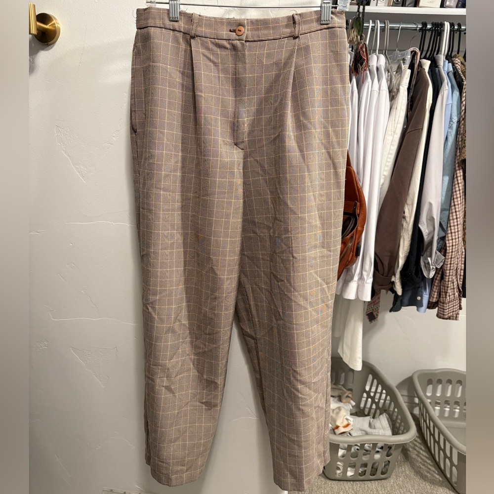 brown dress pants